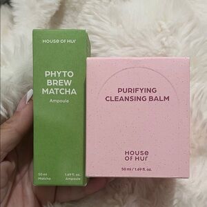 Green Matcha Ampoule & Pink Cleansing Balm
